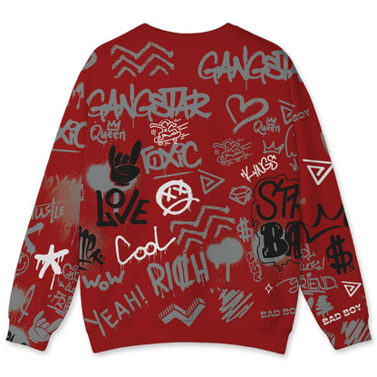 U.nion-Varsity-Red-Shadow-Grey-1s-nion-Varsity-Red-Shadow-Grey.NastyJamz-Sweatshirt-Match-Graffiti-King-All-Over-Print-Doodle-Style