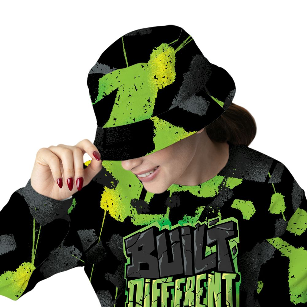 Air-Foamposite-One-Black-Volt-NastyJamz-Bucket-Hat-Match-Built-Different-3D-All-Over-Print-Broken