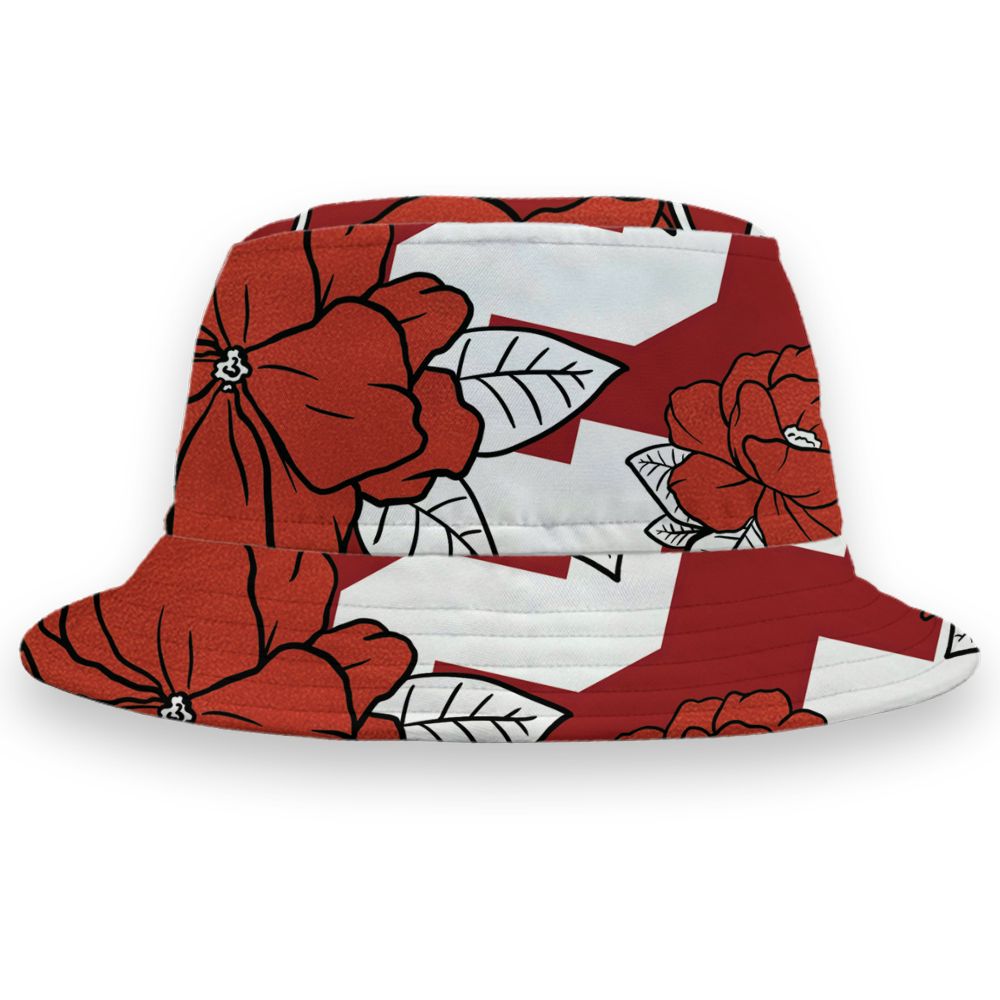Brick-By-Brick-4s-NastyJamz-Bucket-Hat-Match-23-Floral-3D-All-Over-Print-Flower