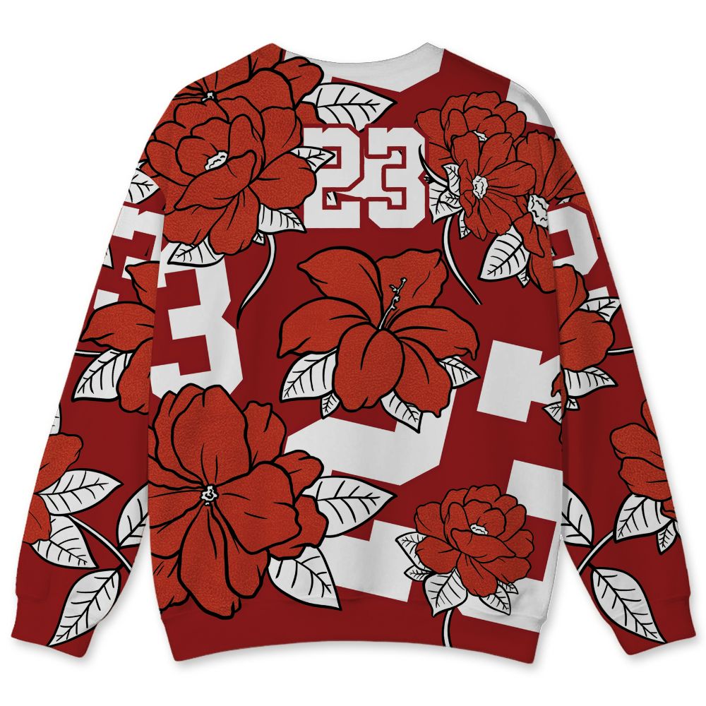 Brick-By-Brick-4s-NastyJamz-Sweatshirt-Match-23-Floral-3D-All-Over-Print-Flower