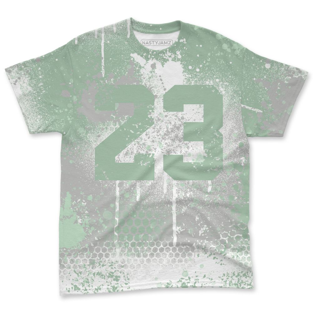 Seafoam-Sail-4s-NastyJamz-T-Shirt-Match-23-Painted-Graffiti