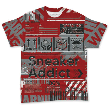 U.nion-Varsity-Red-Shadow-Grey-1s-NastyJamz-T-Shirt-Match-Sneaker-Addict-All-Over-Print-Warning