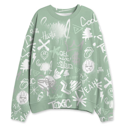 Seafoam-Sail-4s-NastyJamz-Sweatshirt-Match-Graffiti-King-All-Over-Print-Doodle-Style