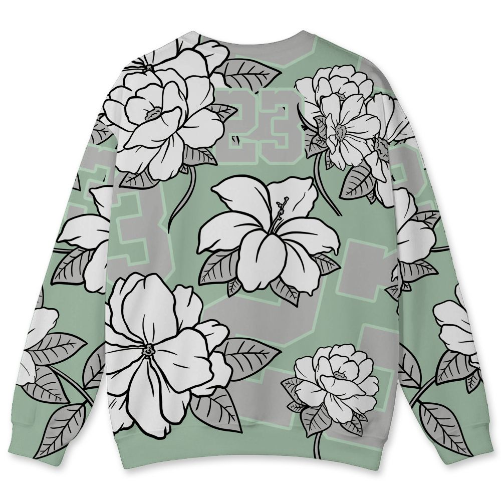 Seafoam-Sail-4s-NastyJamz-Sweatshirt-Match-23-Floral-All-Over-Print-Flower