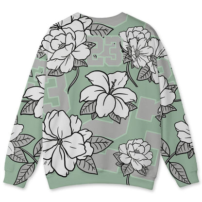 Seafoam-Sail-4s-NastyJamz-Sweatshirt-Match-23-Floral-All-Over-Print-Flower