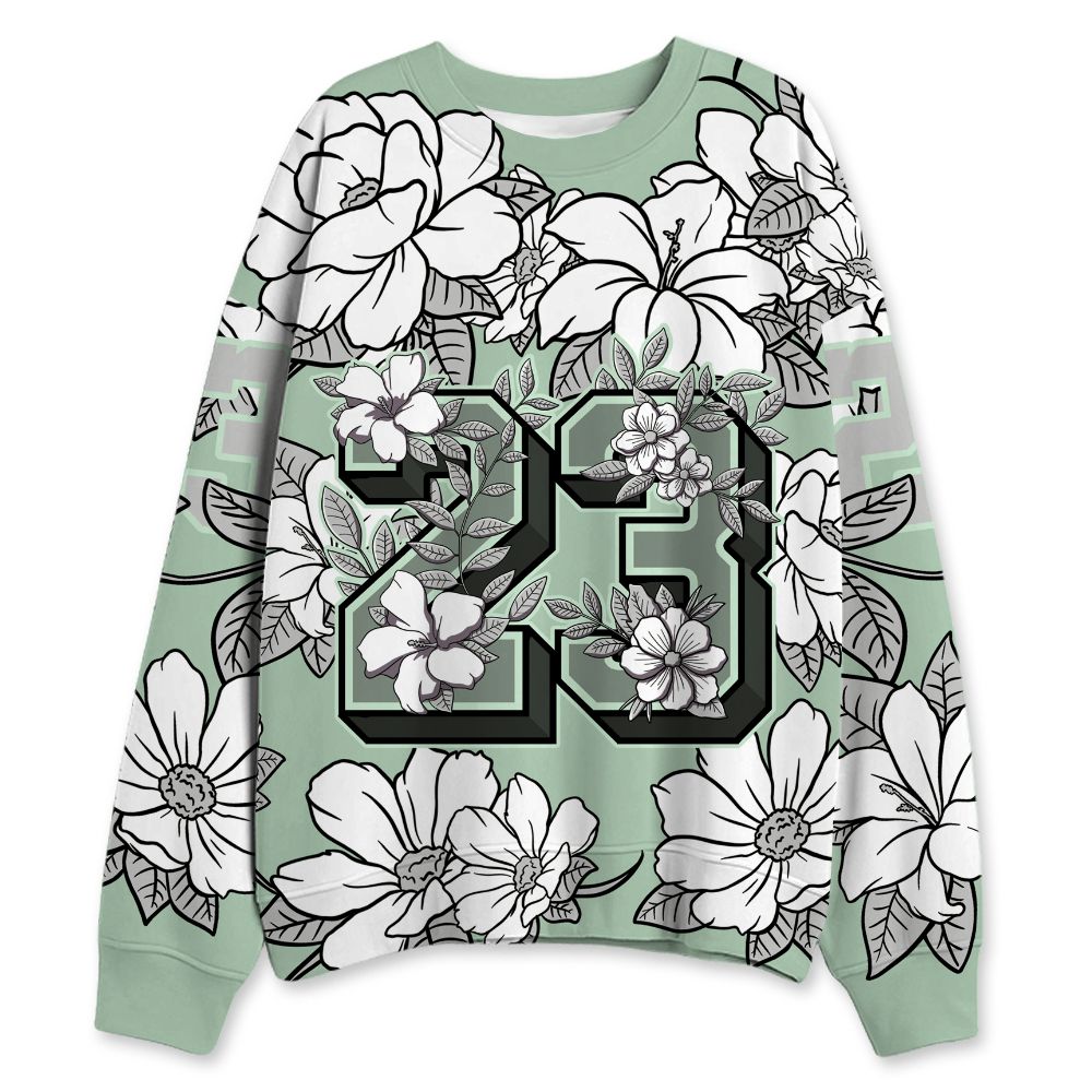 Seafoam-Sail-4s-NastyJamz-Sweatshirt-Match-23-Floral-All-Over-Print-Flower
