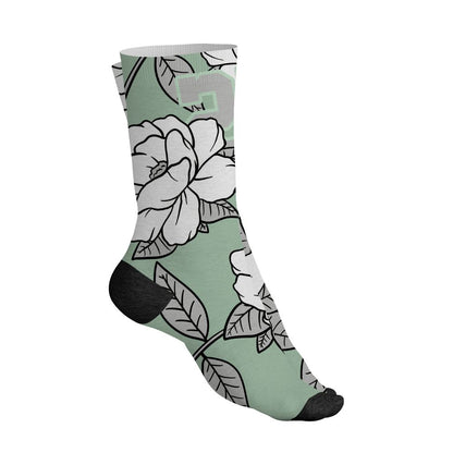 Seafoam-Sail-4s-NastyJamz-Socks-Match-23-Floral-All-Over-Print-Flower