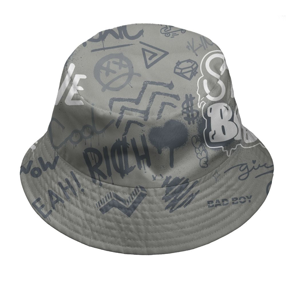 Cool-Grey-9s-NastyJamz-Bucket-Hat-Match-Graffiti-King-3D-All-Over-Print-Doodle-Style