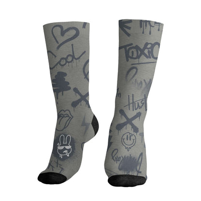 Cool-Grey-9s-NastyJamz-Socks-Match-Graffiti-King-All-Over-Print-Doodle-Style