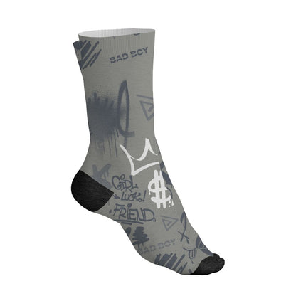 Cool-Grey-9s-NastyJamz-Socks-Match-Graffiti-King-All-Over-Print-Doodle-Style