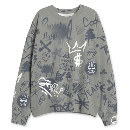 Cool-Grey-9s-NastyJamz-Sweatshirt-Match-Graffiti-King-All-Over-Print-Doodle-Style