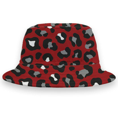 Union-Varsity-Red-Shadow-Grey-1s-NastyJamz-Bucket-Hat-Match-Leopard-Pattern-3D-All-Over-Print