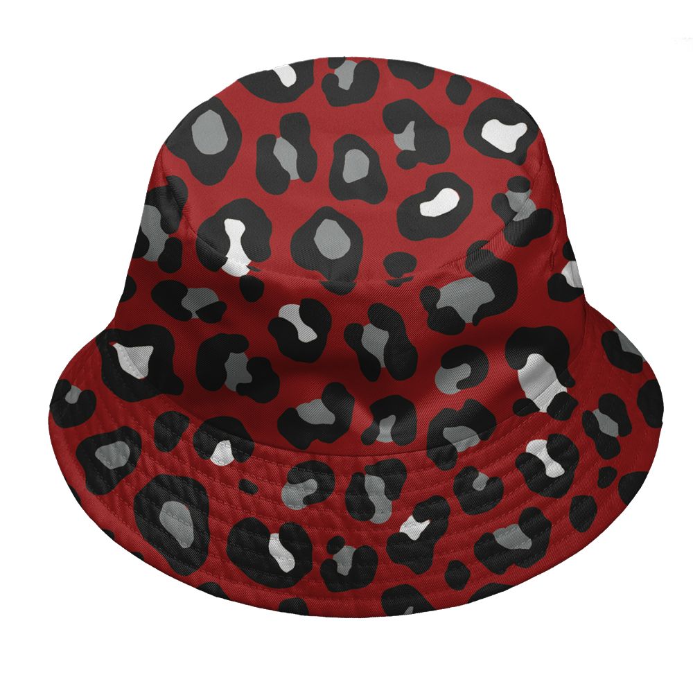 Union-Varsity-Red-Shadow-Grey-1s-NastyJamz-Bucket-Hat-Match-Leopard-Pattern-3D-All-Over-Print