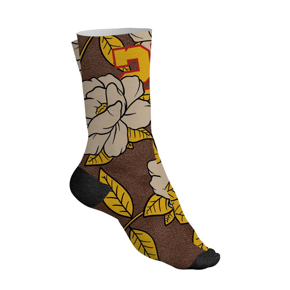 AM-1-Poly-Donkeyy-Kongg-NastyJamz-Socks-Match-23-Floral-All-Over-Print-Flower