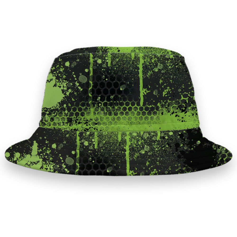 Air-Foamposite-One-Black-Volt-NastyJamz-Bucket-Hat-Match-23-Painted-Graffiti