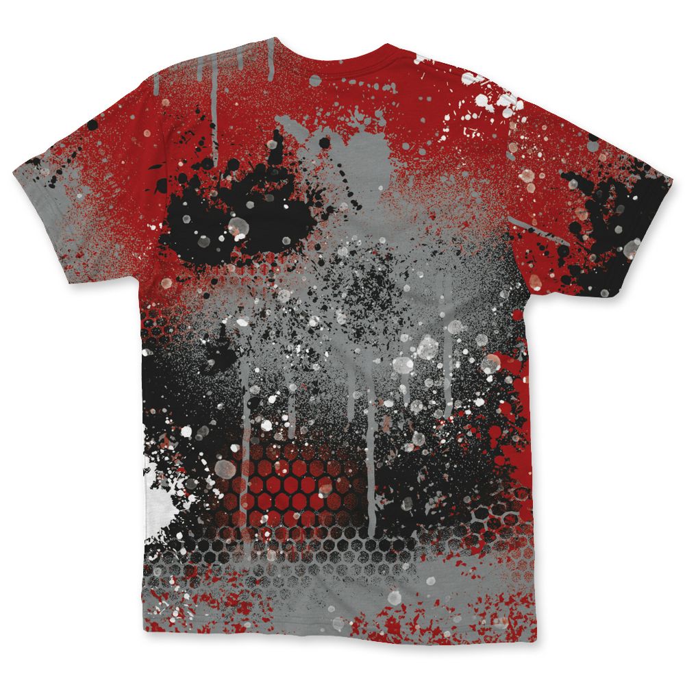 U.nion-Varsity-Red-Shadow-Grey-1s-NastyJamz-T-Shirt-Match-23-Painted-Graffiti