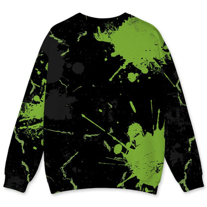 Air-Foamposite-One-Black-Volt-NastyJamz-Sweatshirt-Match-Hustle-Move-In-Silence-All-Over-Print