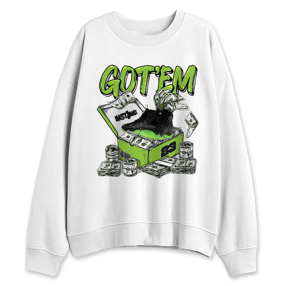 Air-Foamposite-One-Black-Volt-NastyJamz-Sweatshirt-Match-Dollar-Sneaker-Box