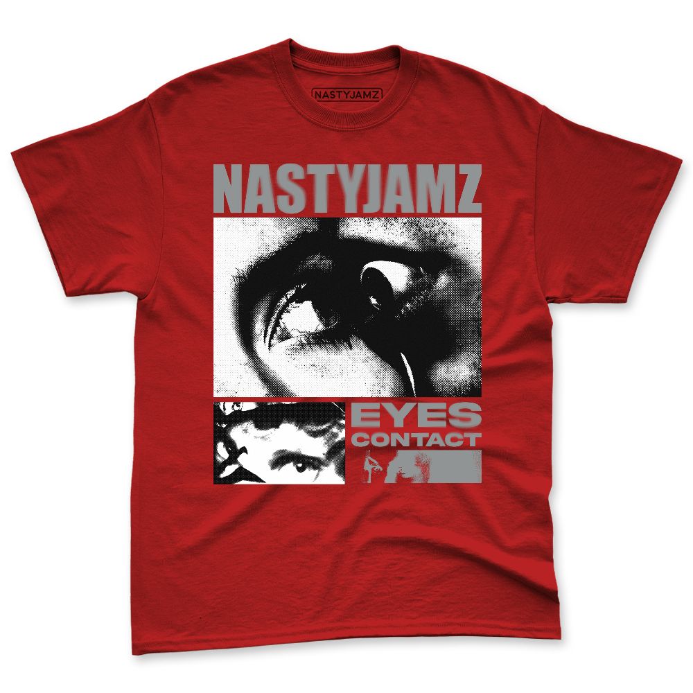 U.nion-Varsity-Red-Shadow-Grey-1s-NastyJamz-Premium-T-Shirt-Match-Eyes-Contact