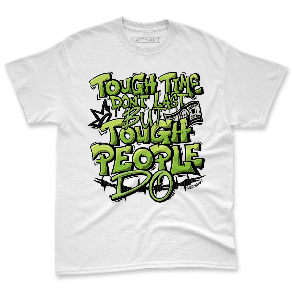 Air-Foamposite-One-Black-Volt-NastyJamz-Premium-T-Shirt-Match-Tough-People-Never-Fall