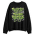 Air-Foamposite-One-Black-Volt-NastyJamz-Sweatshirt-Match-Tough-People-Never-Fall