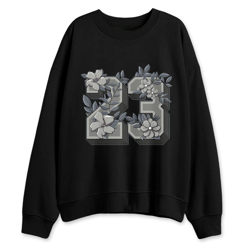 Cool-Grey-9s-NastyJamz-Sweatshirt-Match-23-Floral