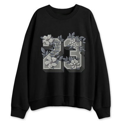 Cool-Grey-9s-NastyJamz-Sweatshirt-Match-23-Floral