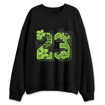 Air-Foamposite-One-Black-Volt-NastyJamz-Sweatshirt-Match-23-Floral