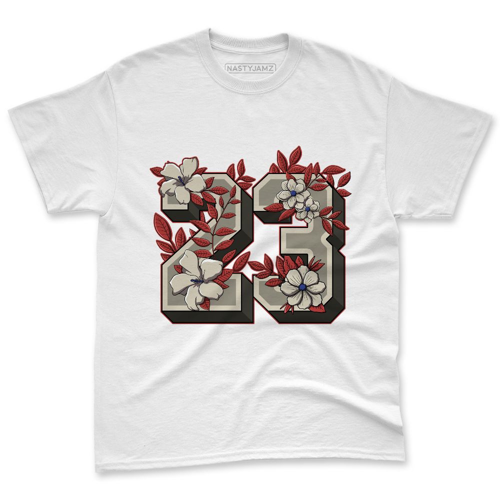 Rare-Air-Cinnabar-1s-NastyJamz-Premium-T-Shirt-Match-23-Floral