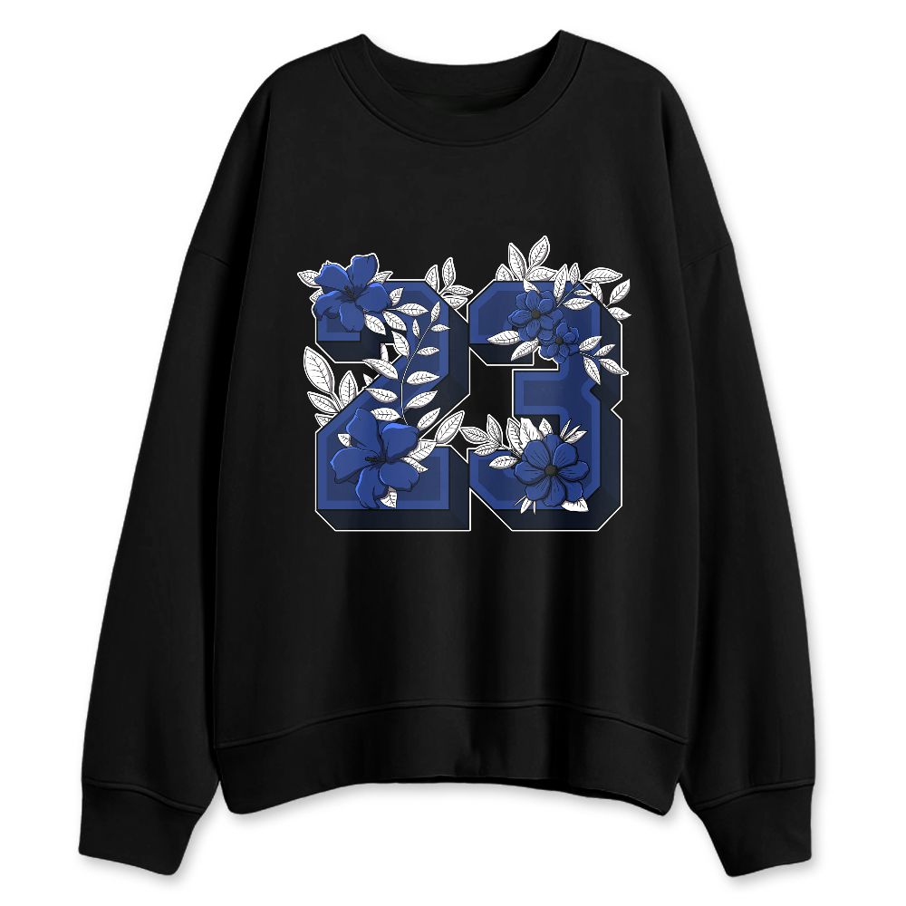 Rare-Air-Deep-Royal-Blue-1s-NastyJamz-Sweatshirt-Match-23-Floral