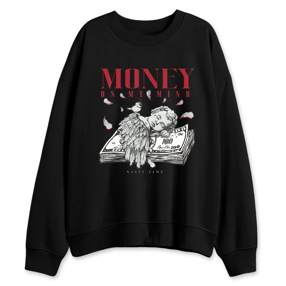 U.nion-Varsity-Red-Shadow-Grey-1s-NastyJamz-Sweatshirt-Match-Money-On-My-Mind-Angel
