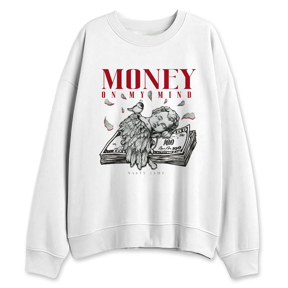 U.nion-Varsity-Red-Shadow-Grey-1s-NastyJamz-Sweatshirt-Match-Money-On-My-Mind-Angel
