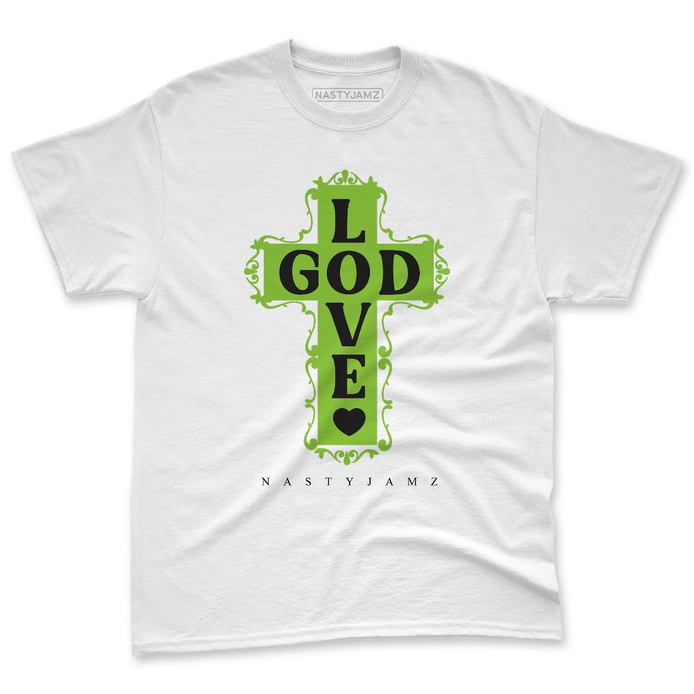 Air-Foamposite-One-Black-Volt-NastyJamz-Premium-T-Shirt-Match-God-Love