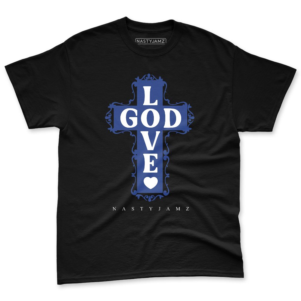 Rare-Air-Deep-Royal-Blue-1s-NastyJamz-Premium-T-Shirt-Match-God-Love