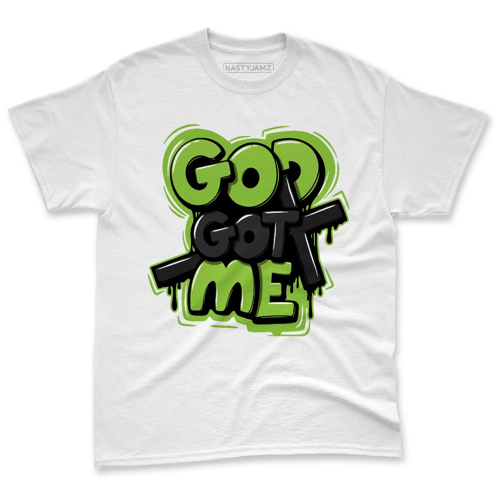 Air-Foamposite-One-Black-Volt-NastyJamz-Premium-T-Shirt-Match-God-Got-Me