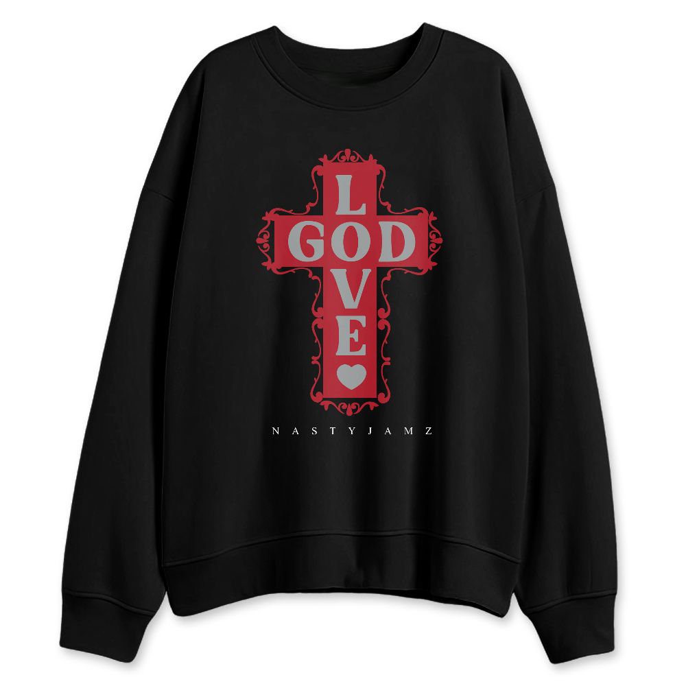 U.nion-Varsity-Red-Shadow-Grey-1s-NastyJamz-Sweatshirt-Match-God-Love
