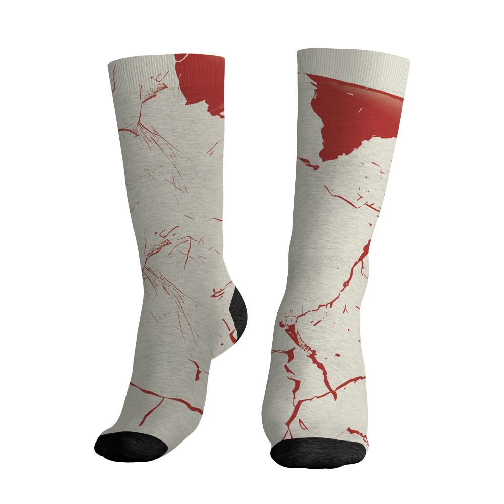 Rare-Air-Cinnabar-1s-NastyJamz-Socks-Match-Got-Em-All-Over-Print