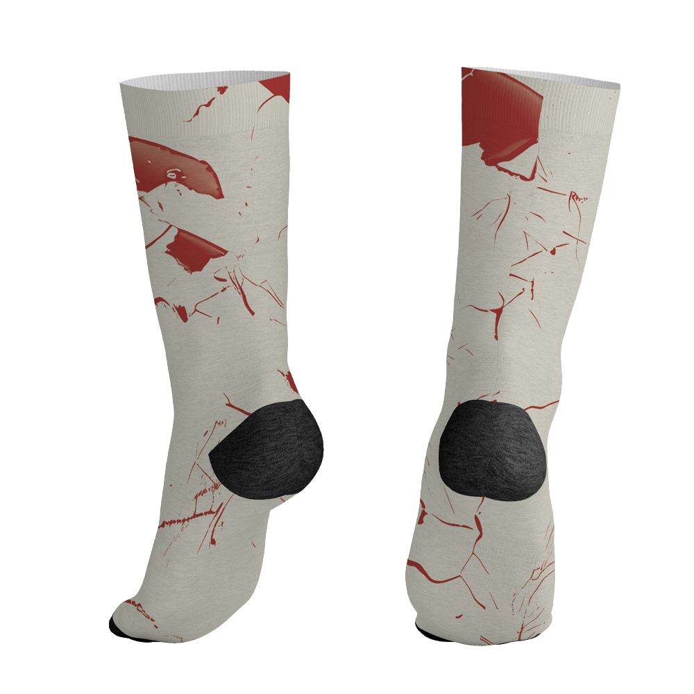 Rare-Air-Cinnabar-1s-NastyJamz-Socks-Match-Got-Em-All-Over-Print