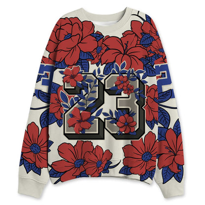 Rare-Air-Cinnabar-1s-NastyJamz-Sweatshirt-Match-23-Floral-All-Over-Print-Flower