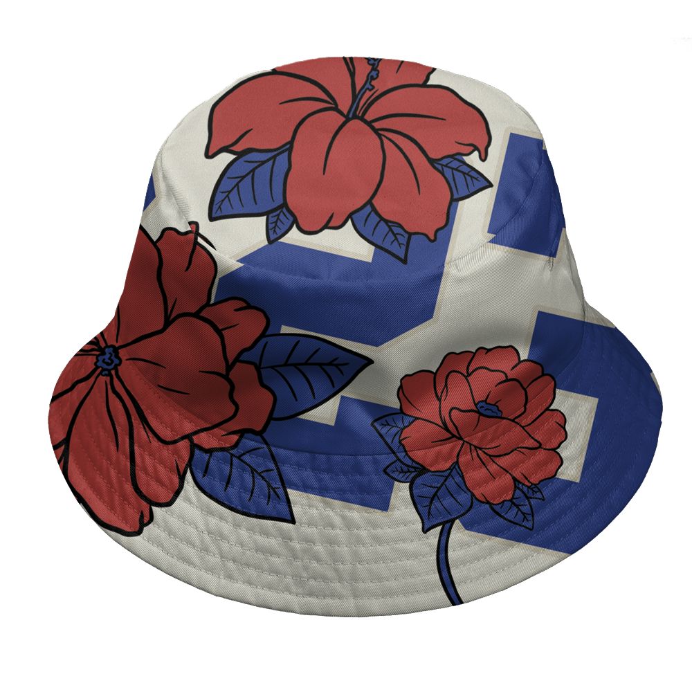 Rare-Air-Cinnabar-1s-NastyJamz-Bucket-Hat-Match-23-Floral-3D-All-Over-Print-Flower