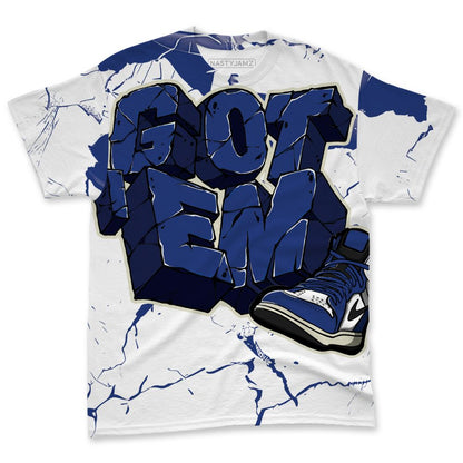 Rare-Air-Deep-Royal-Blue-1s-NastyJamz-T-Shirt-Match-Got-Em-All-Over-Print