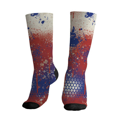 Rare-Air-Cinnabar-1s-NastyJamz-Socks-Match-23-Painted-Graffiti