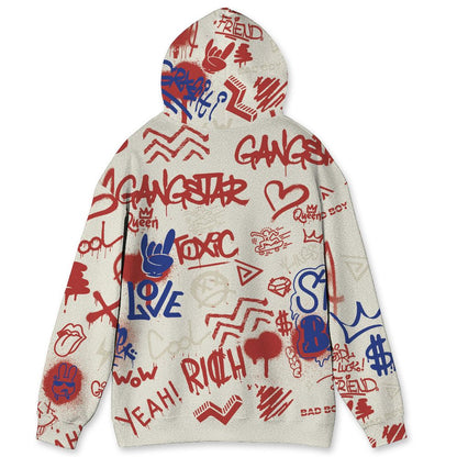 Rare-Air-Cinnabar-1s-NastyJamz-Hoodie-Match-Graffiti-King-All-Over-Print-Doodle-Style