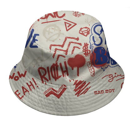 Rare-Air-Cinnabar-1s-NastyJamz-Bucket-Hat-Match-Graffiti-King-3D-All-Over-Print-Doodle-Style