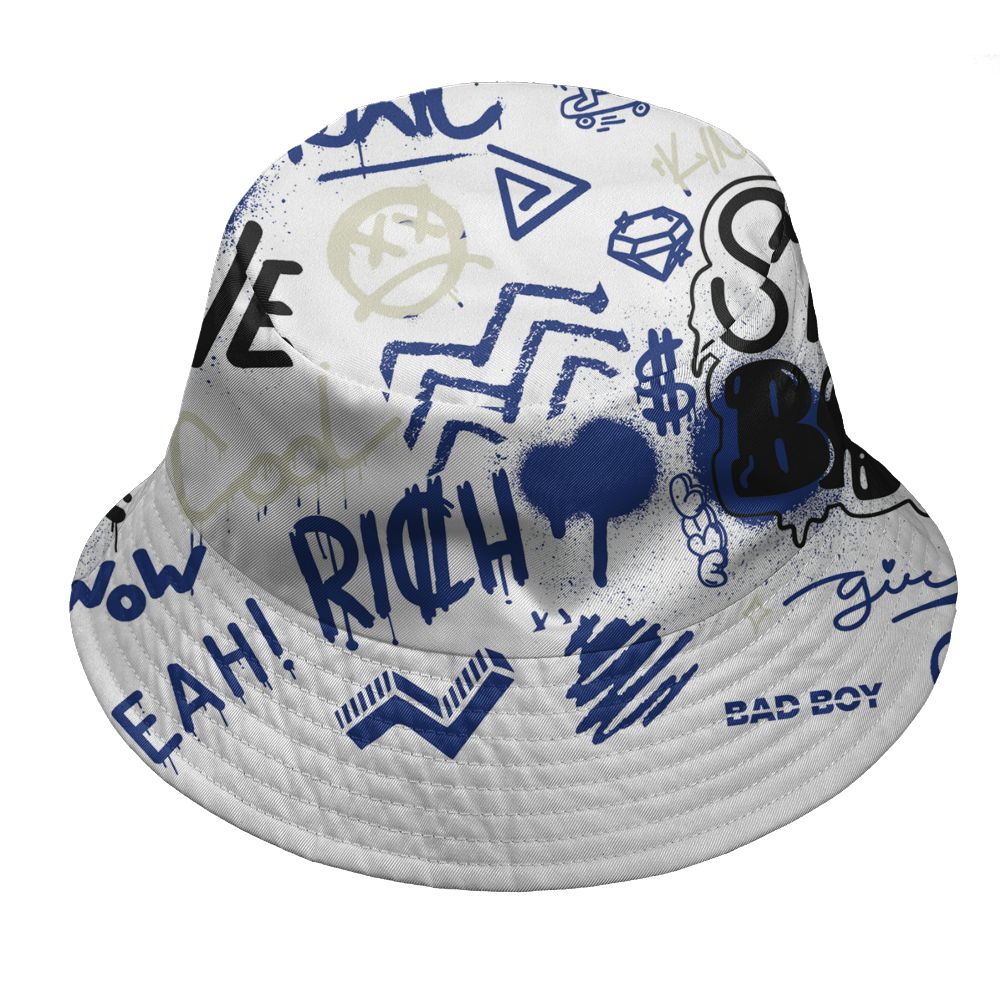 Rare-Air-Deep-Royal-Blue-1s-NastyJamz-Bucket-Hat-Match-Graffiti-King-3D-All-Over-Print-Doodle-Style