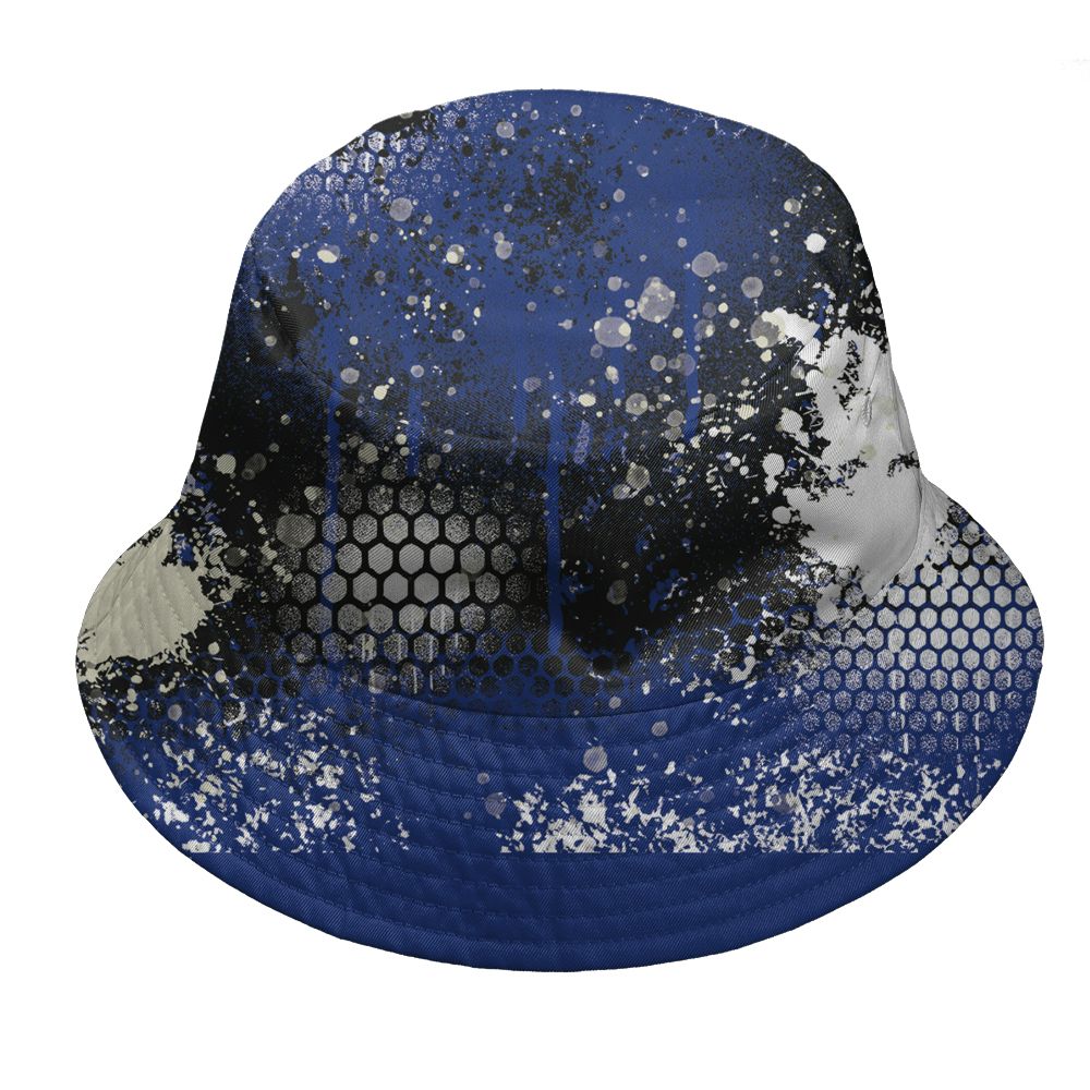 Rare-Air-Deep-Royal-Blue-1s-NastyJamz-Bucket-Hat-Match-23-Painted-Graffiti