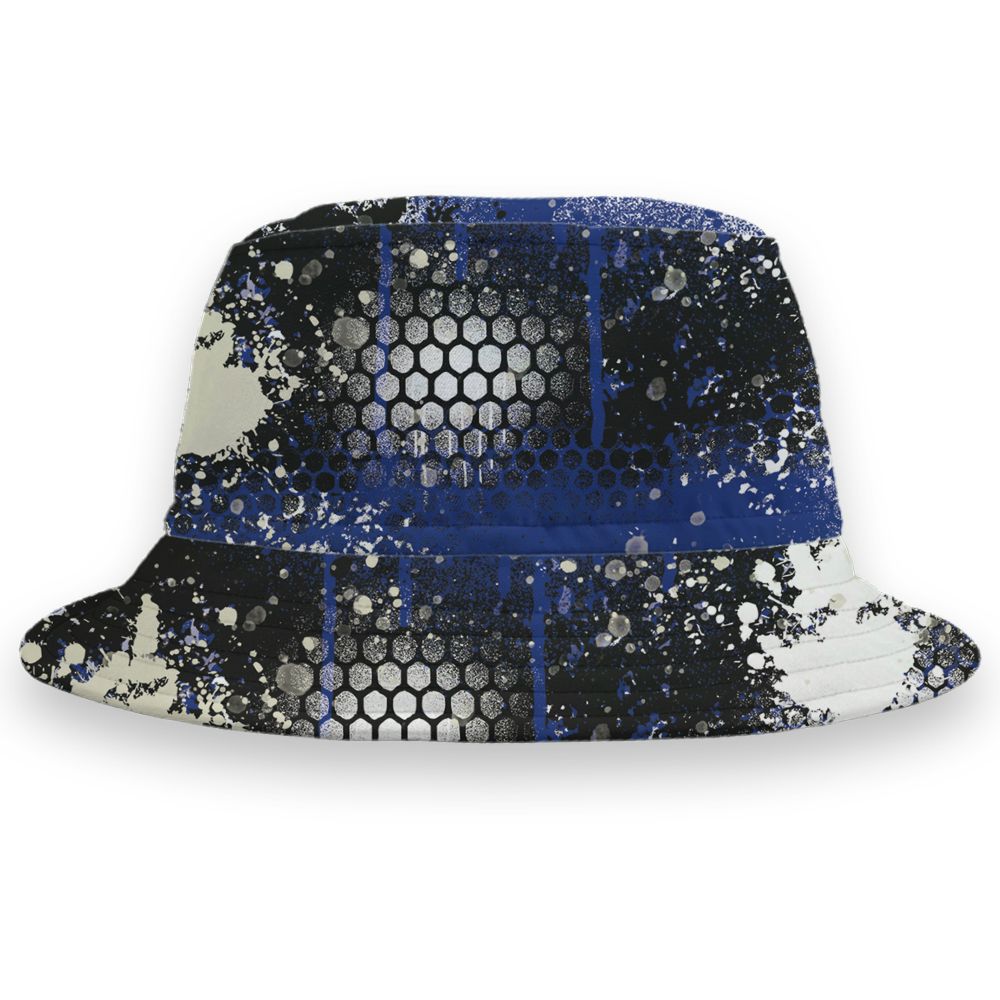 Rare-Air-Deep-Royal-Blue-1s-NastyJamz-Bucket-Hat-Match-23-Painted-Graffiti