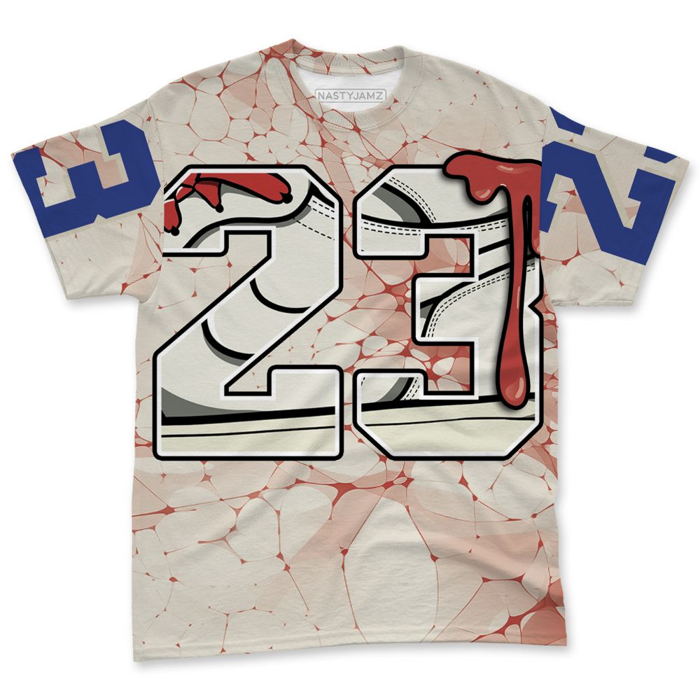 Rare-Air-Cinnabar-1s-NastyJamz-T-Shirt-Match-23-Sneaker-All-Over-Print