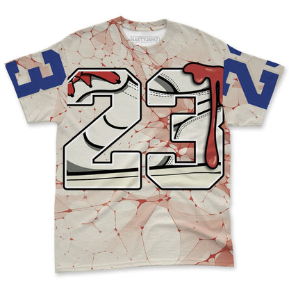 Rare-Air-Cinnabar-1s-NastyJamz-T-Shirt-Match-23-Sneaker-All-Over-Print