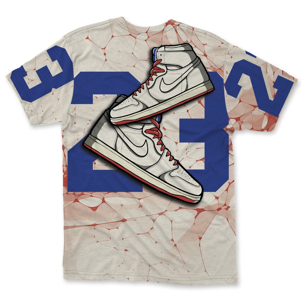 Rare-Air-Cinnabar-1s-NastyJamz-T-Shirt-Match-23-Sneaker-All-Over-Print